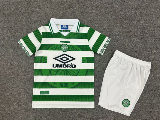 Retro Celtic Home Kids Football Jersey 1997/1999