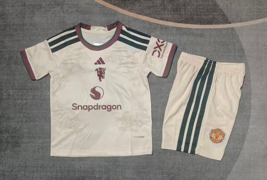 Manchester United Third Away Kids Fans Football Jersey 2026/2027