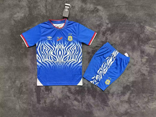 Congo Home Kids Fans Blue Football Jersey 2026/2027