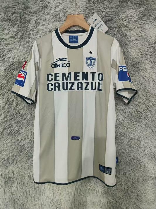 Retro Pachuca Away Fans Football Jersey 2001