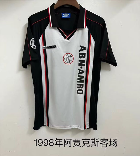 Retro Ajax Away Football Jersey 1998