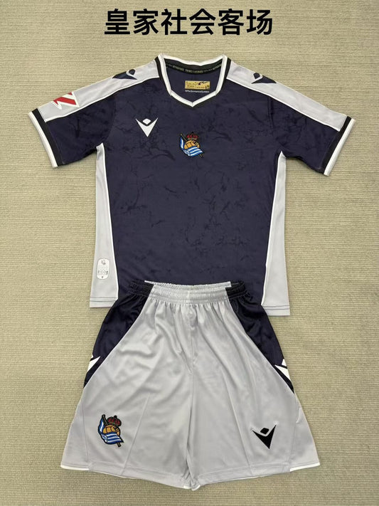 Real Sociedad Away Fans (Kids And Man) Football Jersey 2025/2026