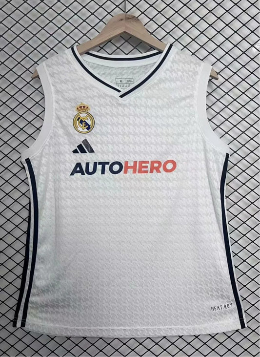 Real Madrid Basketball Vest Fans Football Jersey 2024/2025