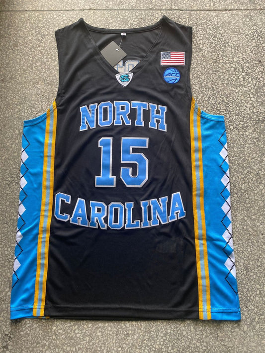 University Of North Carolina #15 Black University Jersey