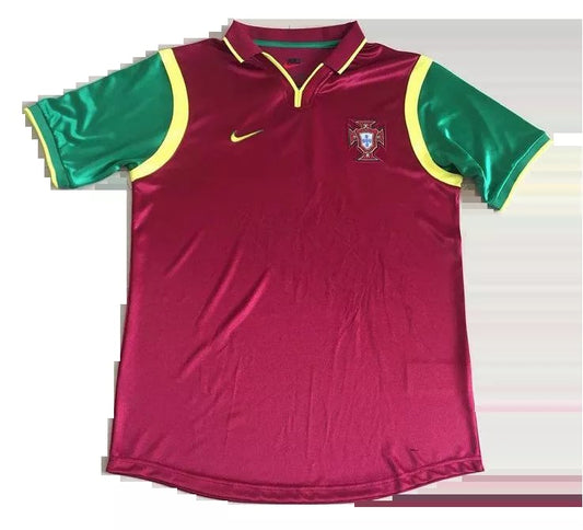Retro World Cup Portugal Home Football Jersey 1998