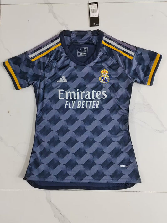 Real Madrid Away Women Fans Football Jersey 2023/2024