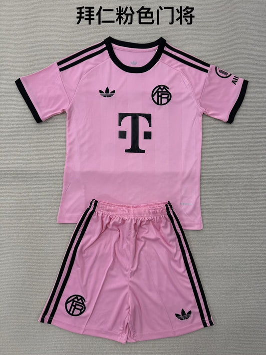 Bayern Munich Goalkeeper Pink Fans Kits Football Jersey 2025/2026 (Kids And Man )