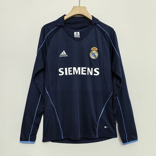 Retro Real Madrid Long Away Football Jersey 2005/2006