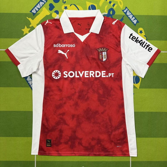 Braga Home Fans Football Jersey 2025/2026