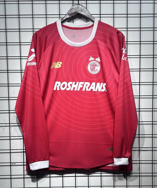 Toluca Home Long Sleeve Fans Football Jersey 2026/2027