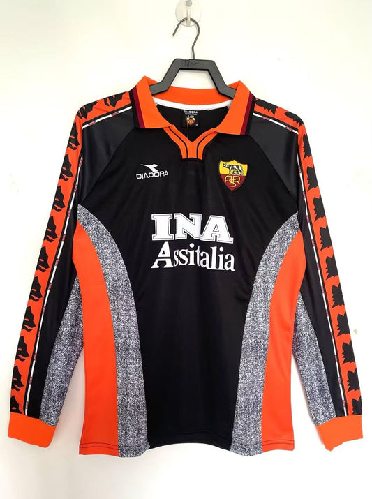 Retro Roma Third Away Long Football Jersey 1998/1999