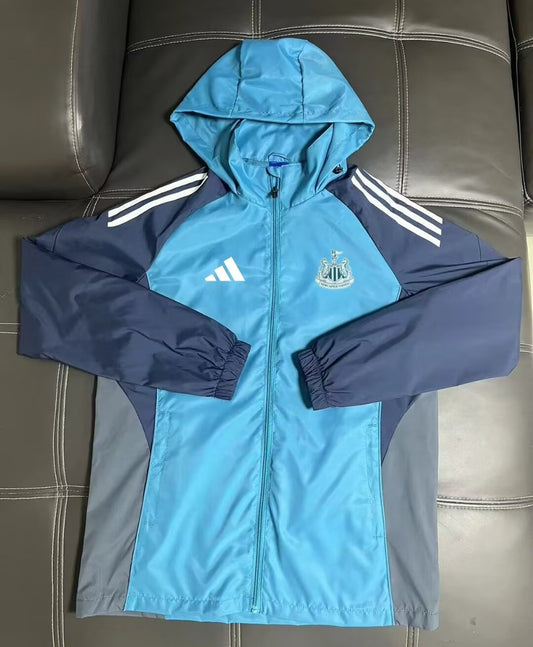 Newcastle Windbreaker Blue Football Jersey 2025/2026