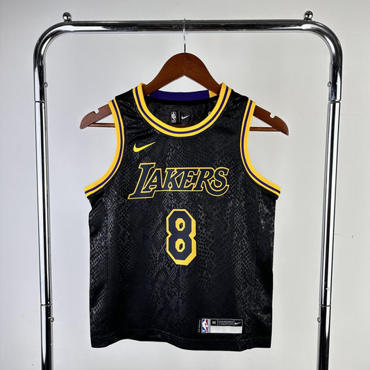 Los Angeles Lakers Kids Kobe #8 BRYANT Snake Pattern NBA Jerseys