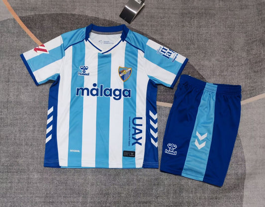 Malaga Home Kids Football Jersey 2025/2026