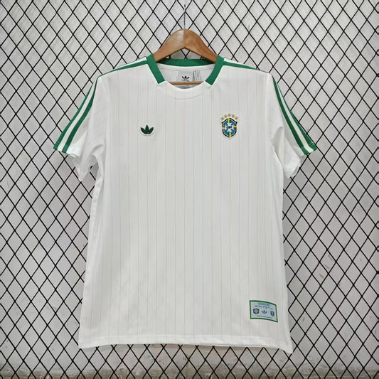 Brazil T-shirt Retro Leisure White Football Jersey 2026/2027