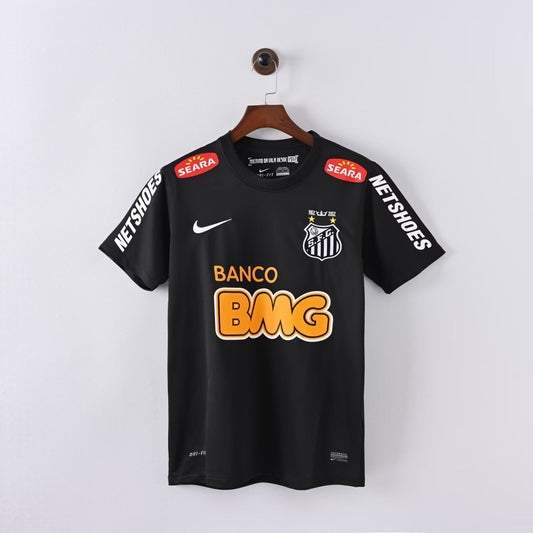 Retro Santo Away Black Football Jersey 2012/2013