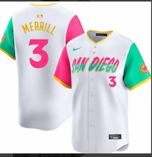 MLB San Diego Padres Fans White Baseball Jerseys 2025