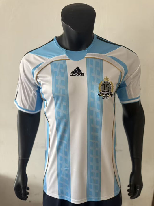 Argentina Special Edition 15 Player White Blue Football Jersey 2026/2027