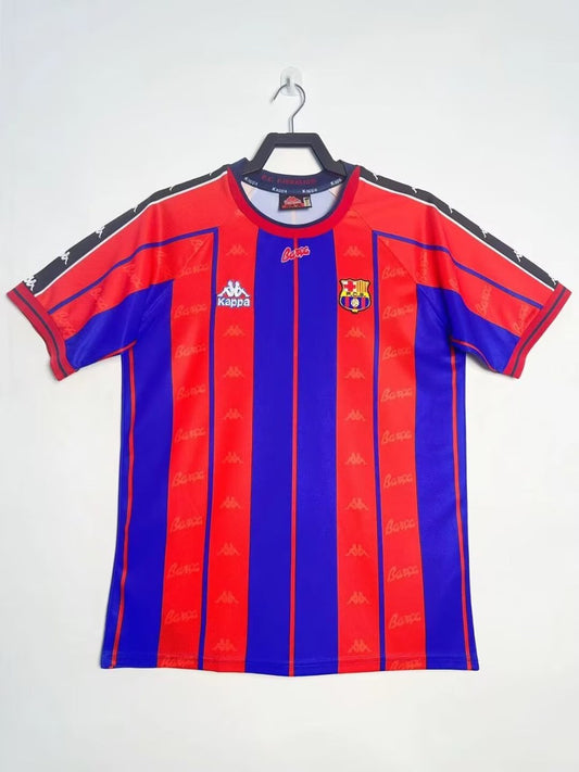 Retro Barcelona Home Football Jersey 1997/1998