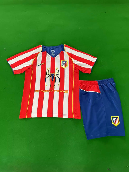 Retro Atletico Madrid Away Kids Football Jersey 2004/2005