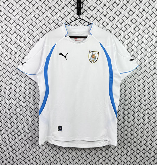 Retro Uruguay Away Football Jersey 2010
