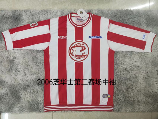Retro Chivas 100 Year Champion Long Sleeve Football Jersey 2006