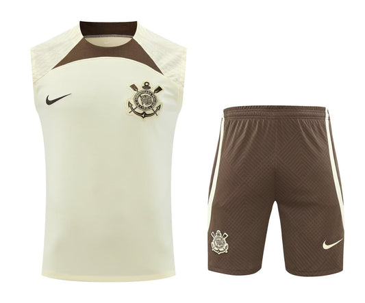 Corinthians Training Clothing Vest Set Football Jersey 2024/2025