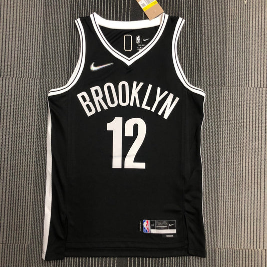 Brooklyn Nets Black #12 HARRIS NBA Season Jerseys 75 Year