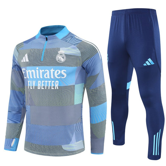 Real Madrid Training Tracksuit Blue (Kids And Man ) 2025/2026