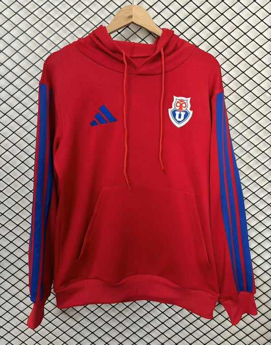Universidad De Chile Hoodie Red Jacket Tracksuit Football Jersey 2026/2027