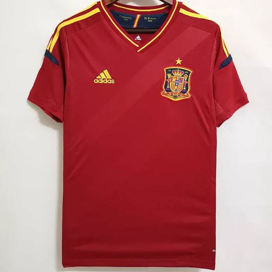 Retro Spain Home Football Jersey 2012