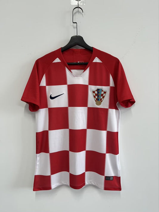 Retro Croatia Home Football Jersey 2018