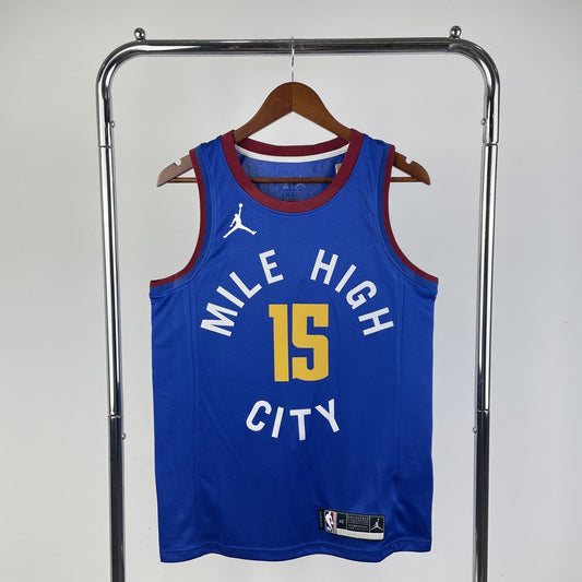 Denver Nuggets Blue #15 JOKIC NBA Season Jerseys 2021