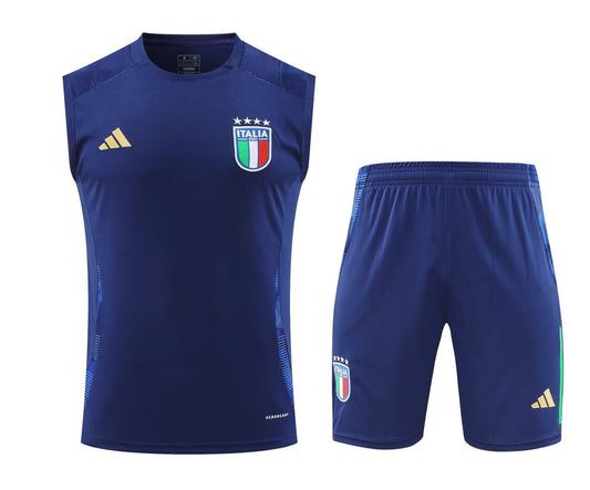 Italy Training Clothing Vest Set Football Jersey 2024/2025