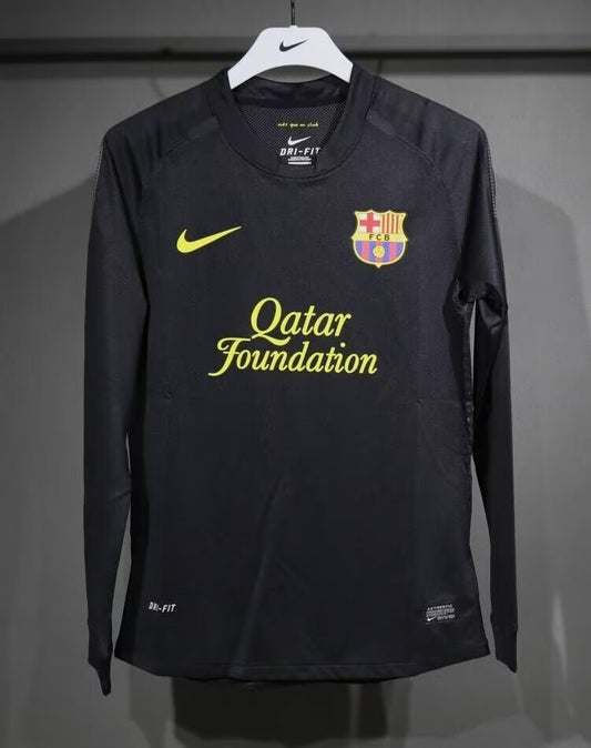 Retro Barcelona Long Away Player Football Jersey 2011/2012