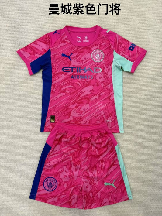 Manchester City Goalkeeper Fans (Kids And Man) Football Jersey 2025/2026