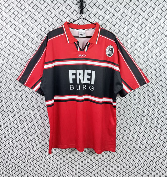 Retro SC Freiburg Home Fans Football Jersey 2000/2001