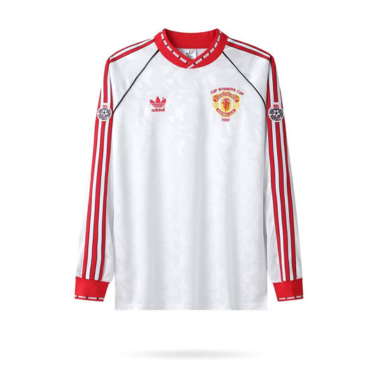 Manchester United Cup Winner. Finals Board Long Sleeve Football Jersey 1991