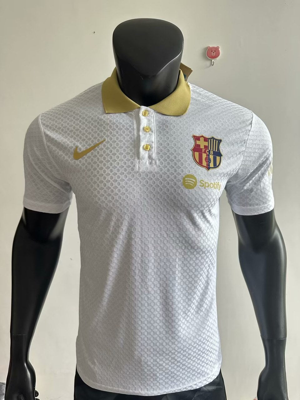 Barcelona Training Clothes White Player Football Jersey 2025/2026