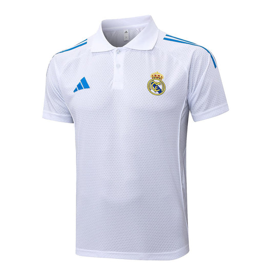 Real Madrid Polo Fans White Football Jersey 2025/2026