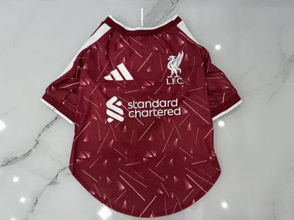 Liverpool Home Dog Pet Player Football Jersey 2026/2027