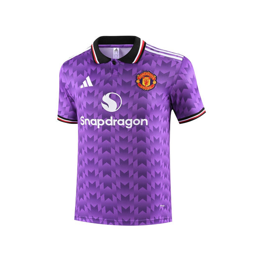Manchester United Polo Fans Purple Football Jersey 2025/2026