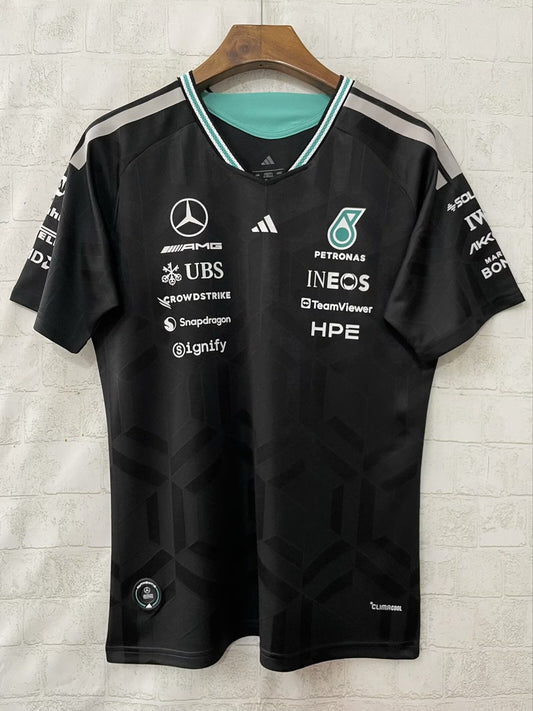 F1 Mercedes-Benz Black Short Sleeve Racing Suit 2026