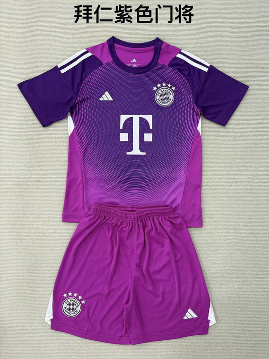 Bayern Munich Goalkeeper Pink Fans Kits Football Jersey 2025/2026 (Kids And Man )