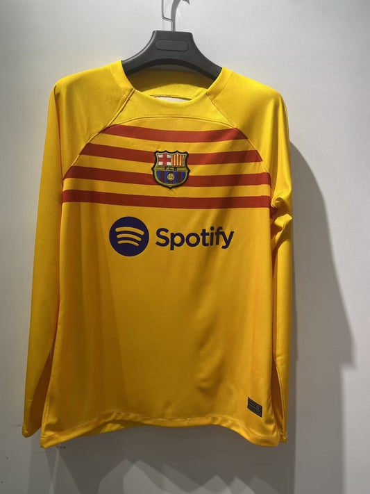 Barcelona 3RD Away Long Sleeve Fan Football Jersey 2022/2023