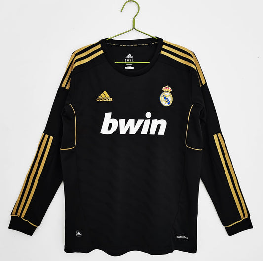 Retro Real Madrid Long Sleeve Away Football Jersey 2011/2012