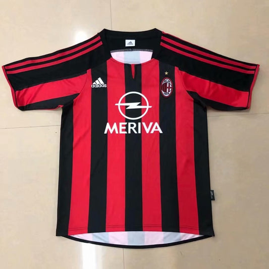 AC Milan Home Fans Football Jersey 2003/2004
