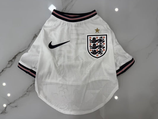England Home Dog Pet Player Football Jersey 2026/2027