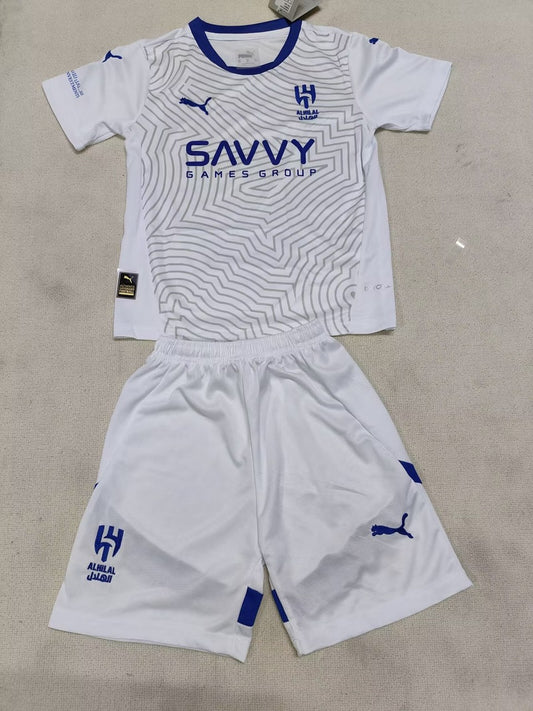 Al Hilal SFC Away Kids Football Jersey 2024/2025