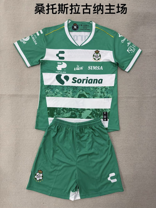 Santos Laguna Home Fans (Kids And Men ) Football Jersey 2025/2026